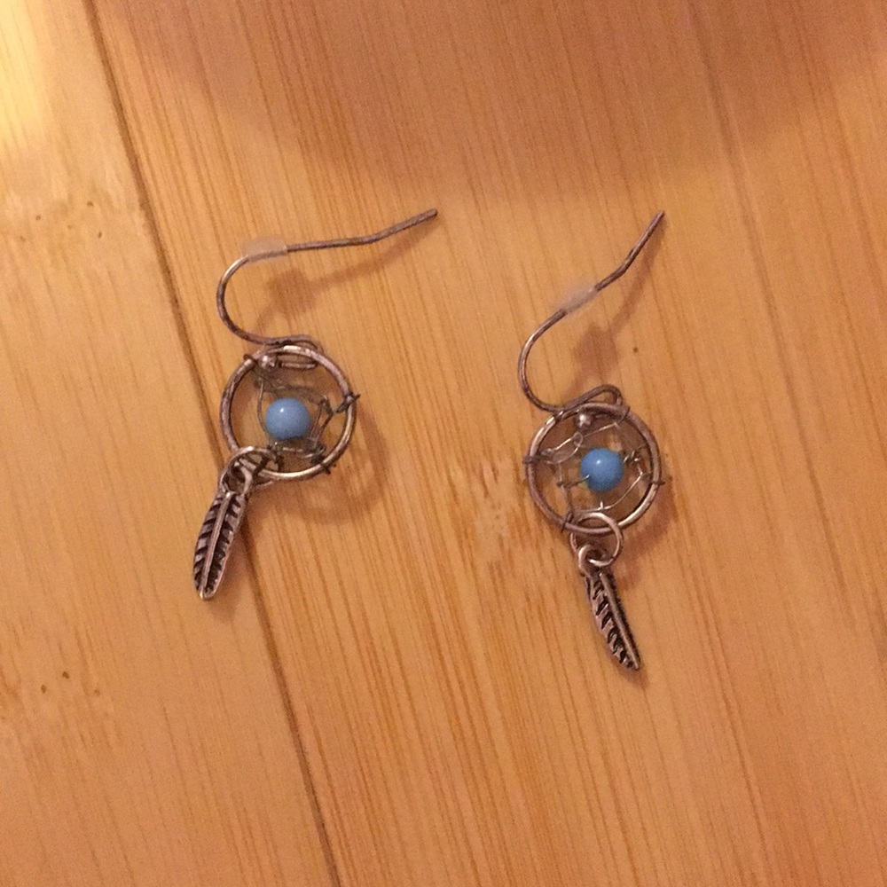 Dream catcher earrings